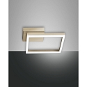 Fabas Luce BARD LED Ceiling luminaire 15x15cm, gold matt