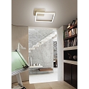 Fabas Luce Fabas Luce BARD LED Ceiling luminaire 15x15cm, gold matt