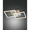 LED Wall luminaire BARD, incl. Smartluce, 1x 39W, 3000K, 3510lm, IP20, gold matt