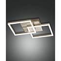 Fabas Luce BARD LED Ceiling luminaire 45x45cm, gold matt