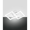 wall and ceiling luminaire BARD IP20, satined, white dimmable