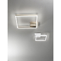Fabas Luce BARD LED Ceiling luminaire 42x42cm, white