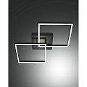 LED Ceiling luminaire BARD, incl. Smartluce, 1x 52W, 3000K, 4680lm, IP20, anthracite