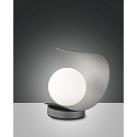 Fabas Luce ADRIA LED Table lamp, silver gray
