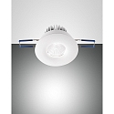 Fabas Luce SIGMA LED Recessed luminaires set Spot round, fixed, white