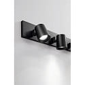 Fabas Luce spotlight bar MODO 4 flames, adjustable GU10 IP20, black dimmable