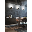 Fabas Luce Wandarmatuur ARA roteerbaar, kantelbaar IP20, goud, zwart dimbaar