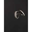 LED Wall luminaire ARA, 2x 6W, 3000K, 1080lm, IP20, black