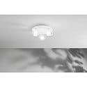 Fabas Luce ceiling luminaire LILA 3 flames E14 IP20, dimmable
