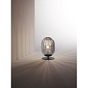 Fabas Luce Tafelarmatuur INFINITY met schakelaar E27 IP20, rookkleuren, zwart