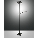 LED Floor lamp IDEAL, 40W+8W, 3000K, 300/500lm, IP20, black