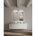 Fabas Luce Spiegelarmatuur RAPALLO 60CM cilindrisch, schakelbaar IP44, chroom, glanzend 