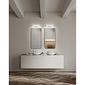 Fabas Luce Spiegelarmatuur RAPALLO 60CM cilindrisch, schakelbaar IP44, chroom, glanzend 