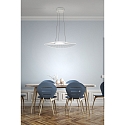 Fabas Luce LED Pendant luminaire VELA, 1x 24W, 3000K, 2160lm, IP20, white