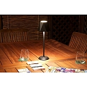 Fabas Luce LED Battery table lamp KATY Outdoor luminaire, 3W, 3000K, 320lm, IP54, black