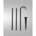 Fabas Luce Battery lamp ARMANDA IP54, black dimmable