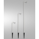 Battery lamp ARMANDA IP54, black dimmable