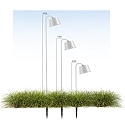 Battery lamp ARMANDA IP54, black dimmable