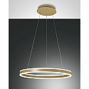 Pendelarmatuur PALAU IP20, goud, mat dimbaar