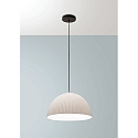 Pendelarmatuur CAROLA E27 IP20, zwart, wijnrood