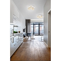 ceiling luminaire KINO 3 flames IP20, white dimmable