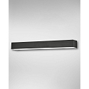 Wandarmatuur MISTRAL IP20, antraciet, gesatineerd