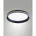 Plafondarmatuur ISY � 35CM CCT Switch, met sierring, met afstandhouder IP20, zwart dimbaar