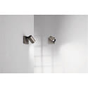 Fabas Luce reading lamp FLORES 1 flame, with switch GU10 IP20, grey, gunmetal dimmable