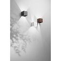 Fabas Luce outdoor wall luminaire CUBA IP54, white