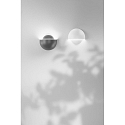 Fabas Luce outdoor wall luminaire ECTOR IP65, white
