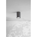 Fabas Luce Plafondarmatuur voor buiten MANU E27 IP54, donkergrijs