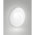 wall recessed luminaire WINK round, indirect, switchable IP65, white 
