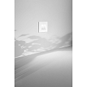 Fabas Luce wall recessed luminaire SWAY square, indirect, switchable IP65, white 