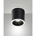 Opbouw armatuur PACA rond IP20, gesatineerd, zwart