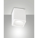 Opbouw armatuur COIBA hoekig IP20, gesatineerd, wit