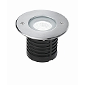 floor recessed luminaire IRVING 2 / � 116MM round, passable, switchable IP67, stainless steel 