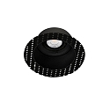 Plafondinbouwarmatuur FRESH GU10 IP20, zwart mat