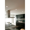 Plafondinbouwarmatuur FOX LED IP20, wit mat