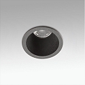 Faro Plafondinbouwarmatuur FOX LED IP20, zwart mat