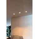 Plafondinbouwarmatuur FOX LED IP20, wit mat
