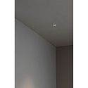 Faro Plafondinbouwarmatuur FOX LED IP20, zwart mat