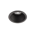 Plafondinbouwarmatuur FOX LED IP20, zwart mat