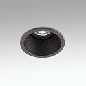 Plafondinbouwarmatuur FOX LED IP20, zwart mat