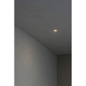 Plafondinbouwarmatuur FOX LED IP20, zwart mat