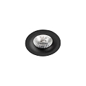 Plafondinbouwarmatuur NAIS LED IP23, zwart