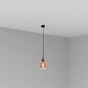 Faro Pendelarmatuur RETRO E14 IP20, koper, mat 