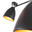 Faro Pendelarmatuur RETRO 12-vlams E14 IP20, koper, zwart mat 