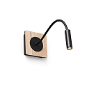 Faro Wandarmatuur MOOD LED IP20, eiken 