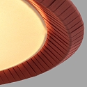 Faro Pendelarmatuur SAIGON IN 4-vlams E27 IP20, zwart mat, terracotta 