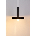 Faro Pendelarmatuur WHIZZ E27 IP20, goud, zwart 